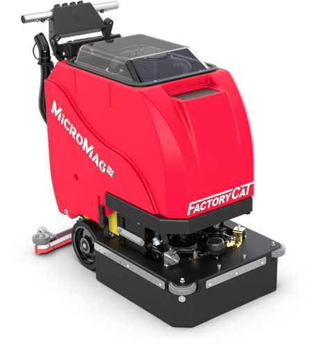 Factory Cat MicroMag Walk Behind Floor Scrubber For Sale to WI Businesses