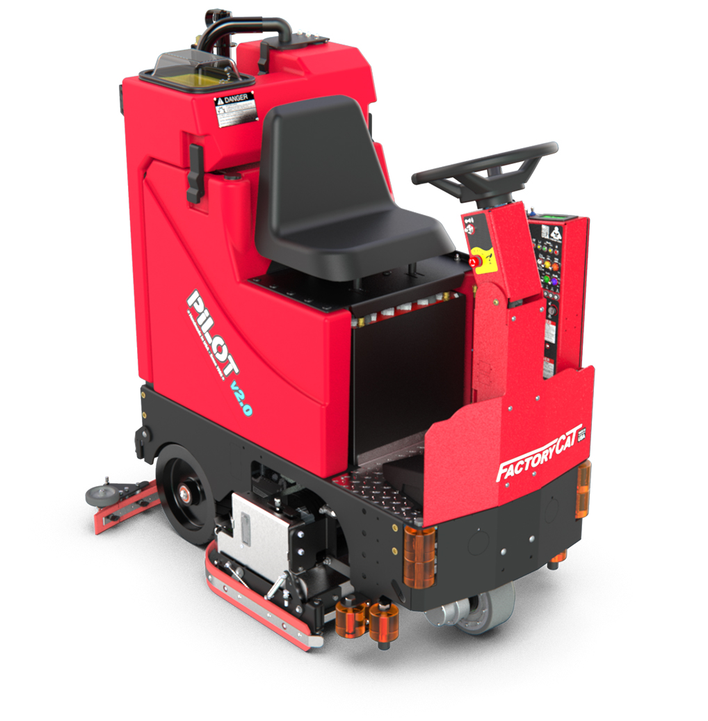 Factory Cat PILOT ride on floor scrubber for sale in Milwaukee, Wisconsin